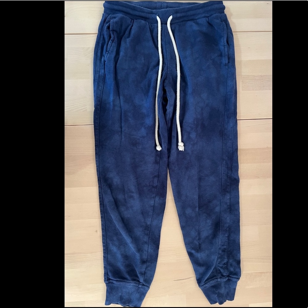 Women’s Navy Blue Tie Dye Sweatpants
